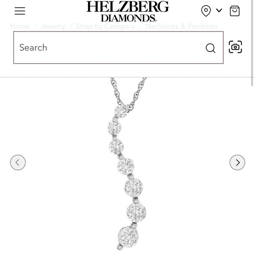 Helzberg Diamonds Journey Pendant & Chain